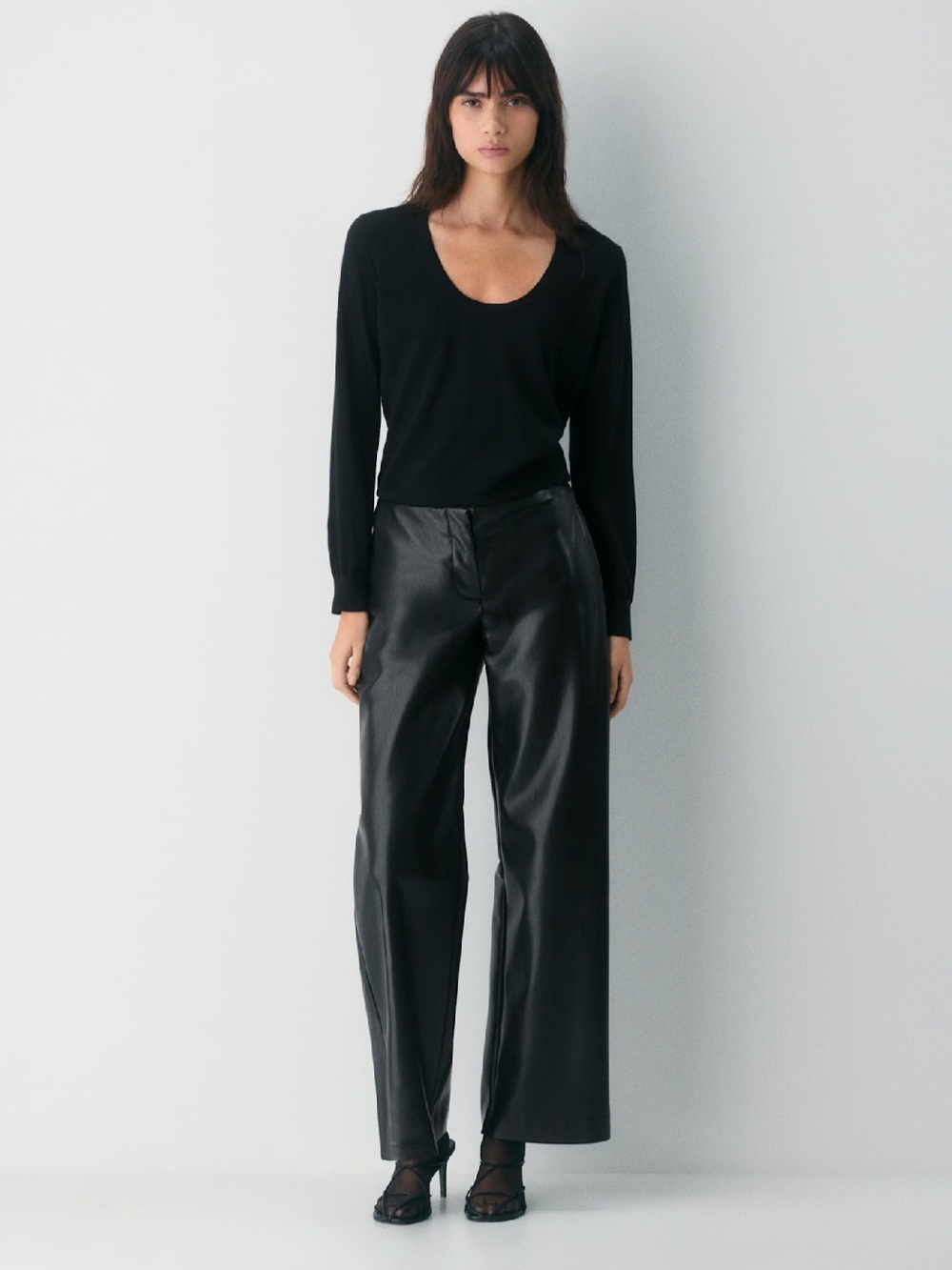 Aritzia Faux Leather Zodiac Pants